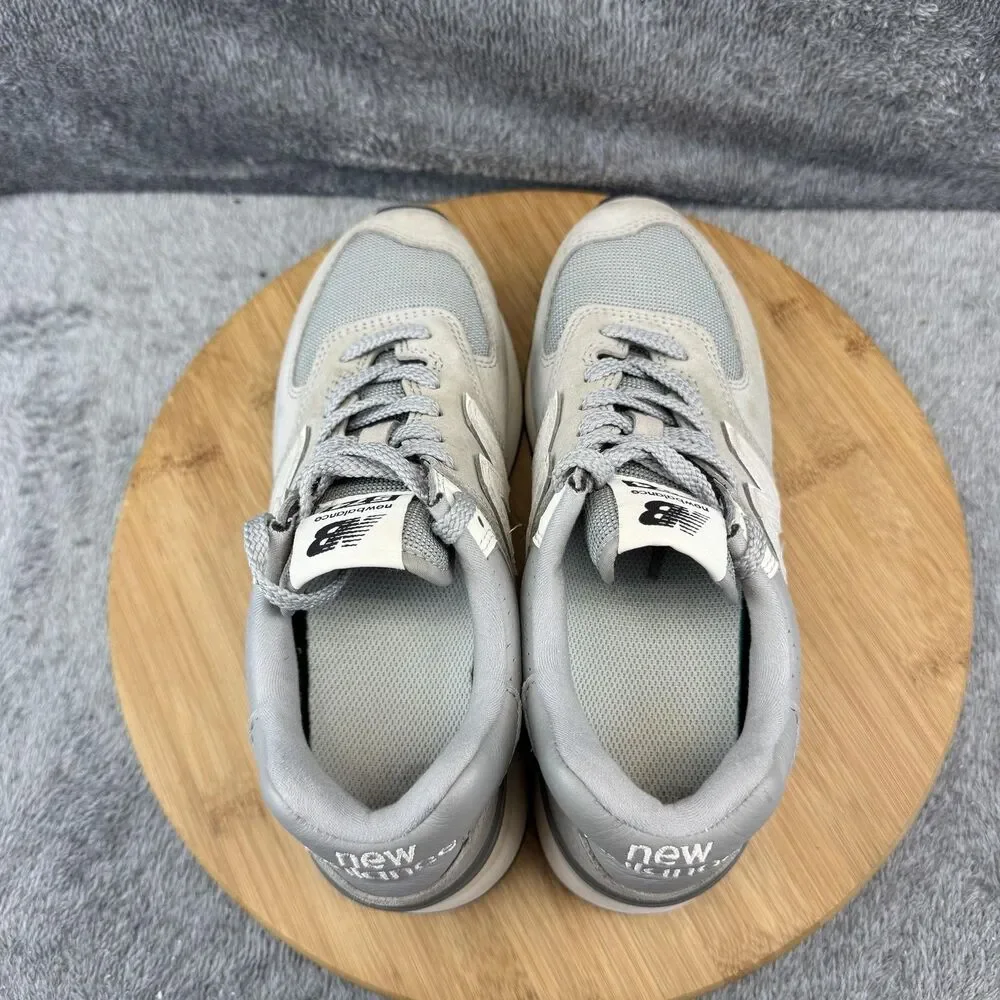 New Balance 574 Shoes Womens Size 7.5 B Gray Suede Platform Sneakers WL574ZBA
